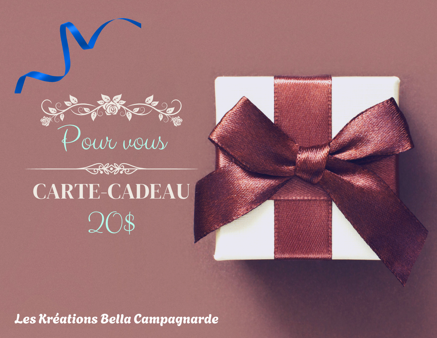 Carte cadeau de 20$