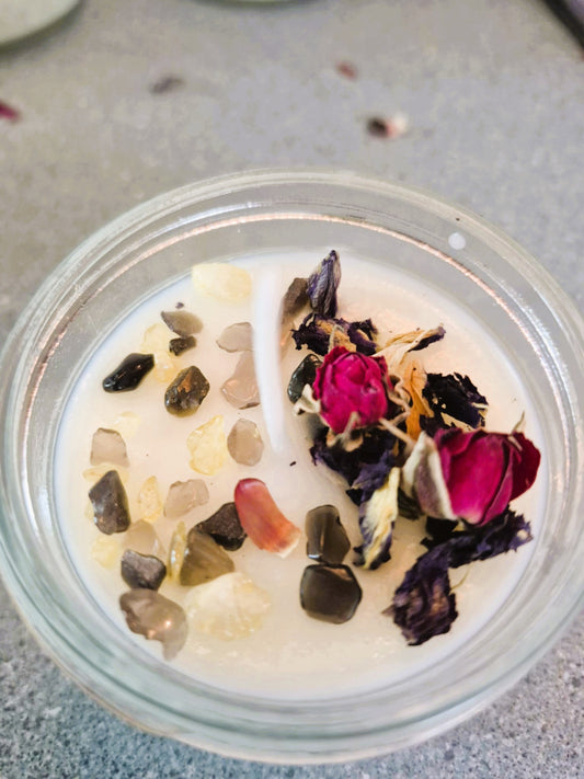 Bougie - parfum de printemps - à la ROSE YELLOWBLACK