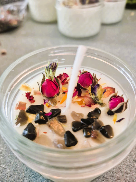 Bougie - parfum de printemps - à la ROSE BLACK & ROSES