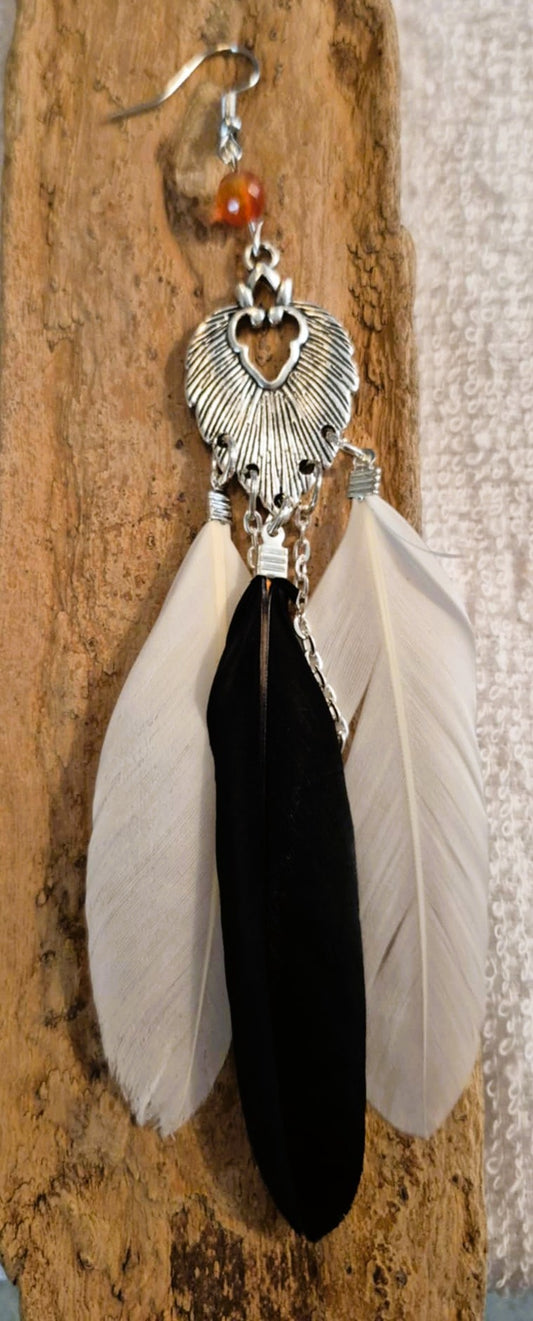 Collection à plume - Feuille antique & plumes