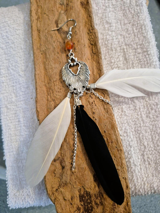 Collection à plume - Feuille antique & plumes